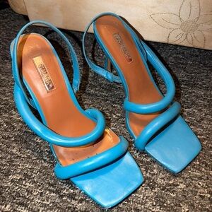 Primark Vibrant Blue Strappy Heels